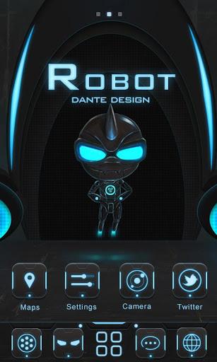 Robot GO Launcher Theme - عکس برنامه موبایلی اندروید