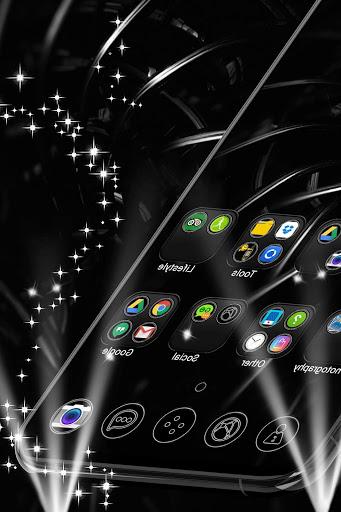 Black 3D Launcher - عکس برنامه موبایلی اندروید