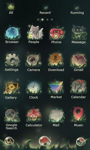 The fox GO Launcher Theme - Image screenshot of android app