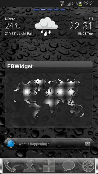 Theme Glass GO Launcher EX - عکس برنامه موبایلی اندروید