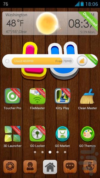 choob GOLauncher EX Theme - Image screenshot of android app