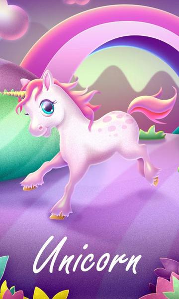 unicorn GOLauncher EX Theme - Image screenshot of android app