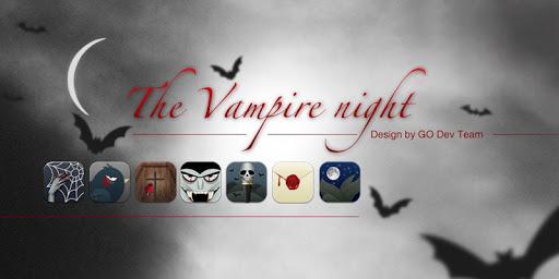 Vampire night GO LauncherTheme - عکس برنامه موبایلی اندروید