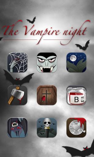 Vampire night GO LauncherTheme - عکس برنامه موبایلی اندروید