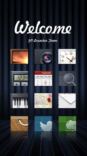 Welcome GO Launcher Theme - Image screenshot of android app