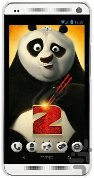 Kung Fu Panda for Go launcher - Image screenshot of android app