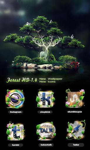 Forest GO LauncherEX Theme - Image screenshot of android app