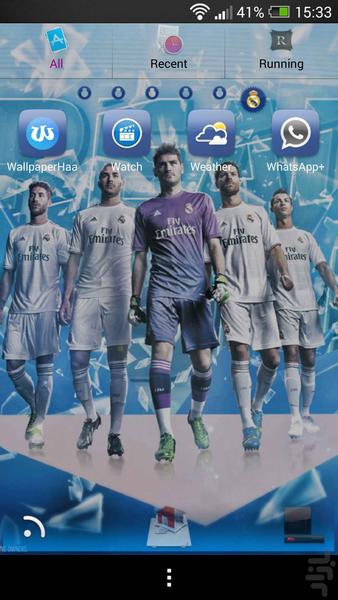 Real Madrid GOLauncher EX Theme - Image screenshot of android app