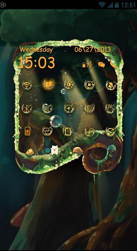 Elven Forest Toucher Pro Theme - Image screenshot of android app