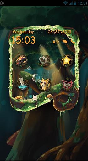 Elven Forest Toucher Pro Theme - Image screenshot of android app