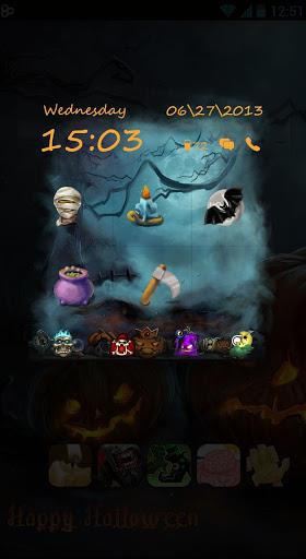 Halloween Toucher Pro Theme - عکس برنامه موبایلی اندروید