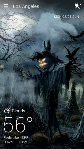 Halloween Dynamic Backgrounds - Image screenshot of android app