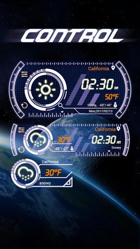 Control GO Weather Widget Theme - عکس برنامه موبایلی اندروید