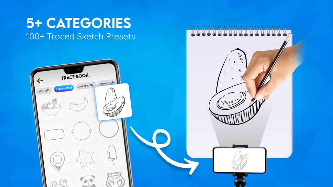 AR Draw - Trace & Sketch - عکس برنامه موبایلی اندروید
