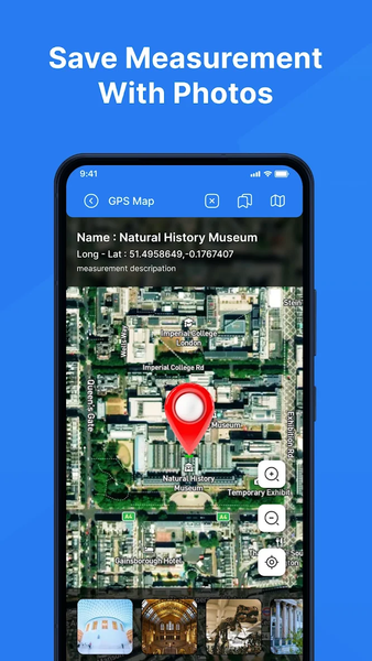 Distance & Land Area Measure - Image screenshot of android app