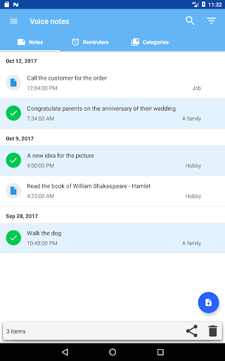 Voice notes - Image screenshot of android app