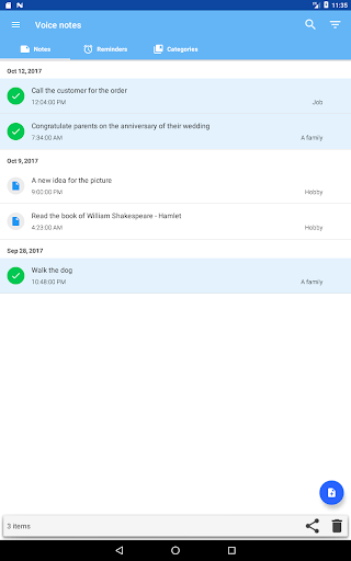 Voice notes - Image screenshot of android app