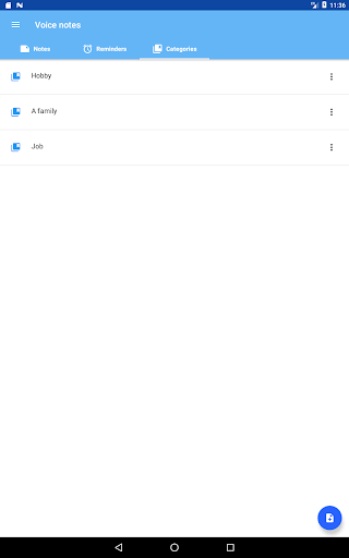 Voice notes - Image screenshot of android app