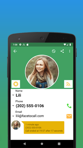 Contacts, Dialer and Phone - عکس برنامه موبایلی اندروید