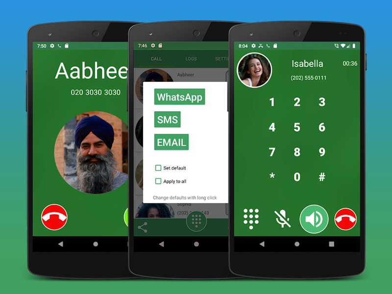 Contacts, Dialer and Phone - عکس برنامه موبایلی اندروید