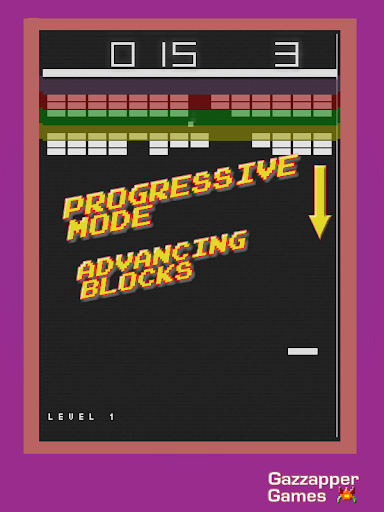 Breaker Bricks 1976 (Classic 70s Arcade Action) - عکس بازی موبایلی اندروید