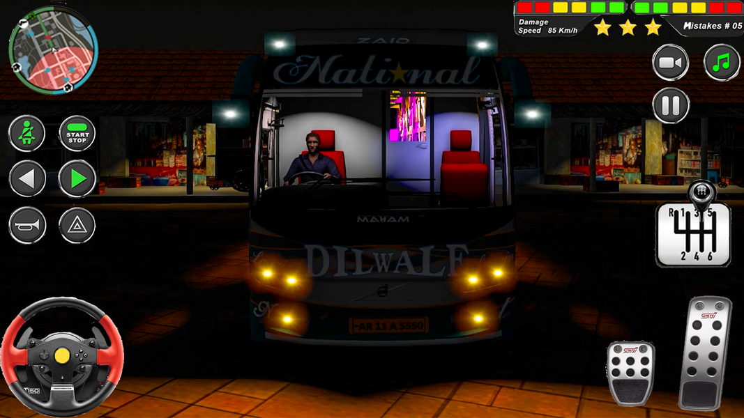 Coach Bus Game 3D Bus Driver - Gameplay image of android game