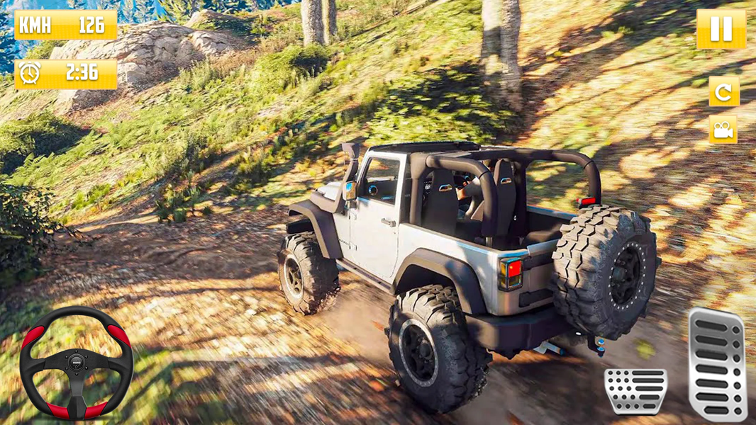 4x4 SUV driving simulator 2021 - Gameplay image of android game