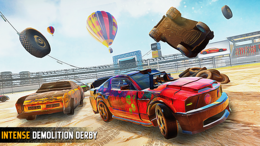 Crash Cars - A Physics Smashing Demolition Derby