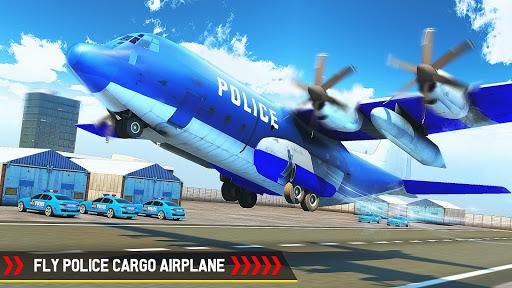 Cargo Airplane Police Vehicle - Gameplay image of android game