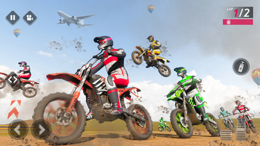 Play Crazy 2 Player Moto Racing game on 2playergames