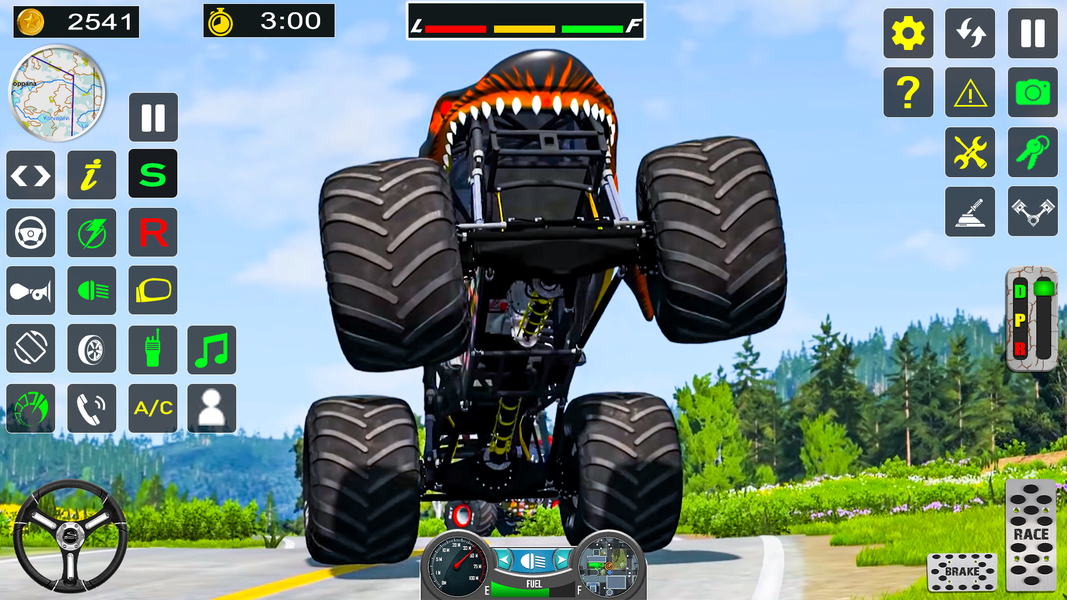 Monster Truck Offroad Racing - Gameplay image of android game