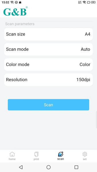 G&B Printer - عکس برنامه موبایلی اندروید