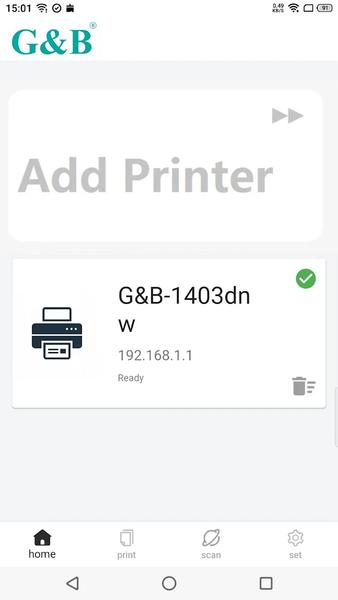 G&B Printer - عکس برنامه موبایلی اندروید