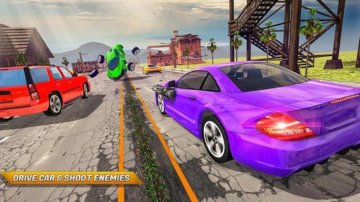 Traffic Car Shooter Racing Drive Simulator - Image screenshot of android app