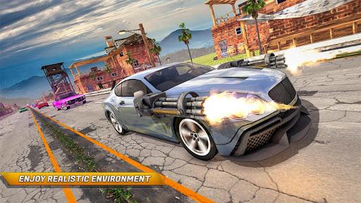 Traffic Car Shooter Racing Drive Simulator - Image screenshot of android app