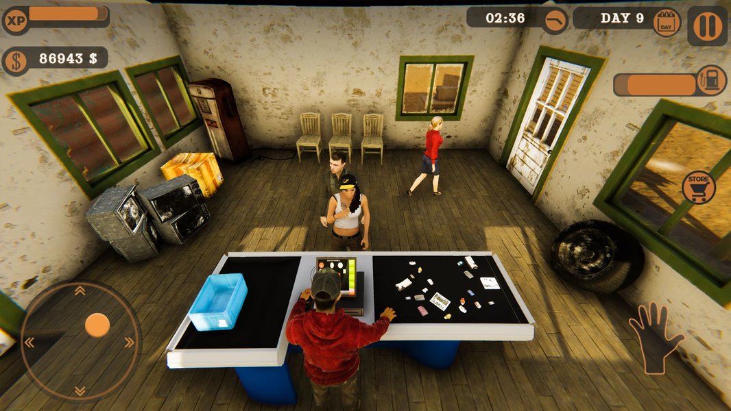 My Gas Station Market Sim 3D - Gameplay image of android game