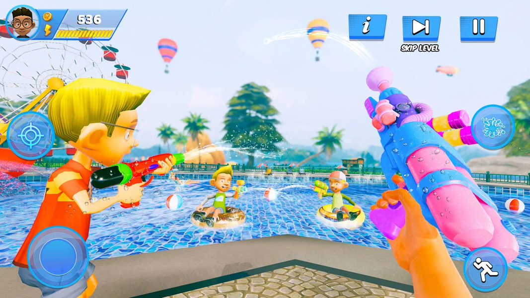 Water Shooting Gunner Battle - Gameplay image of android game