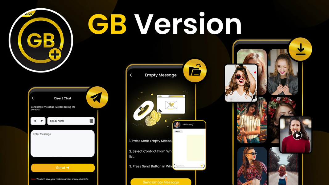 OG Whats Chatting Pro -FM Plus - Image screenshot of android app