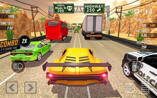 Racing in Highway Car ۳D Games - عکس بازی موبایلی اندروید