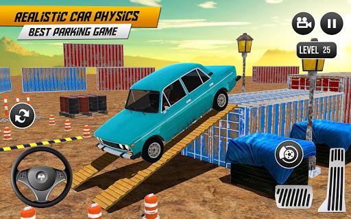 Prado Car Parking 3D Games - Gameplay image of android game