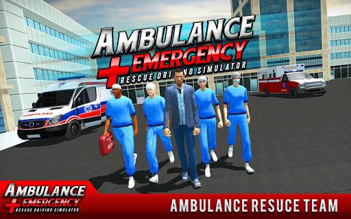۹۱۱ Ambulance City Rescue Game - عکس بازی موبایلی اندروید