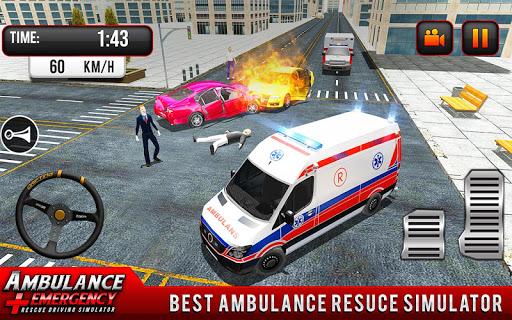 ۹۱۱ Ambulance City Rescue Game - عکس بازی موبایلی اندروید