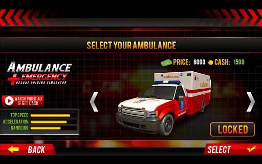 ۹۱۱ Ambulance City Rescue Game - عکس بازی موبایلی اندروید