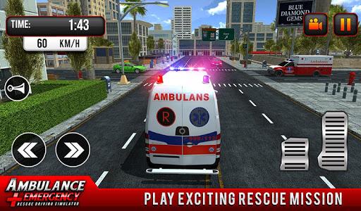 ۹۱۱ Ambulance City Rescue Game - عکس بازی موبایلی اندروید