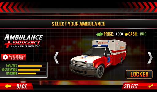 ۹۱۱ Ambulance City Rescue Game - عکس بازی موبایلی اندروید