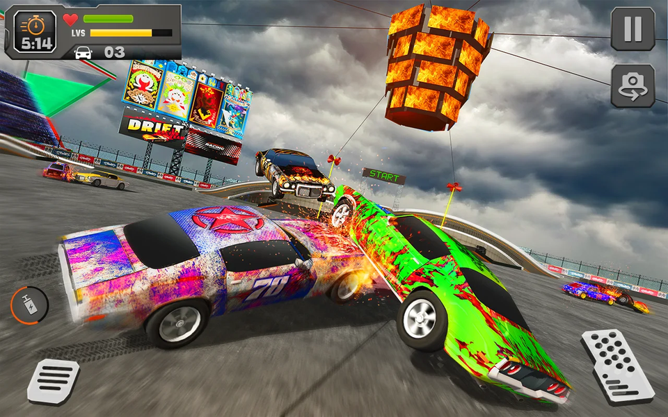 Demolish It - Demolition Derby - Gameplay image of android game
