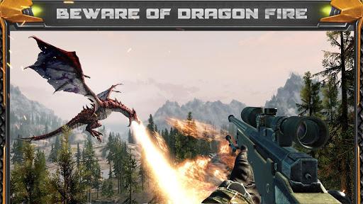 Dragon Hunting Sniper Shooting - Gameplay image of android game