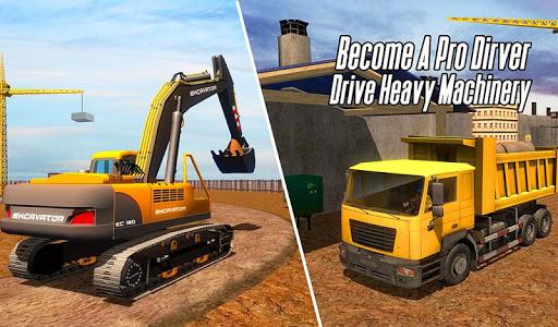 City Heavy Excavator: Construction Crane Pro 2021 - عکس بازی موبایلی اندروید