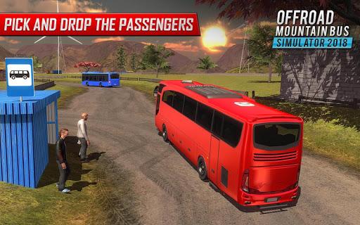 Offroad Tracks Bus Racing: Driving games - Gameplay image of android game