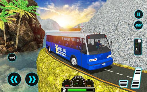 US Police Bus Simulator Game - Gameplay image of android game